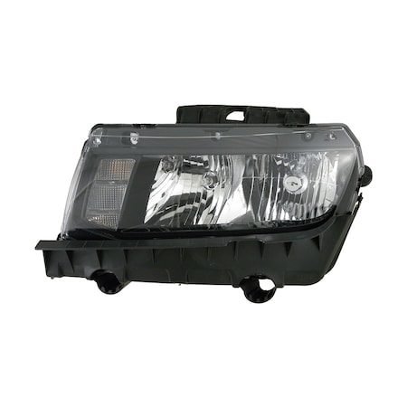 Eagle Eyes LH HEADLAMP ASSY COMPOSITE; HALOGEN; CAMARO 14-15 GM648-B101L